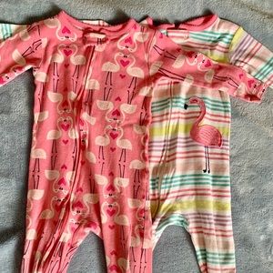 Flamingo Jammie bundle 24m GUC